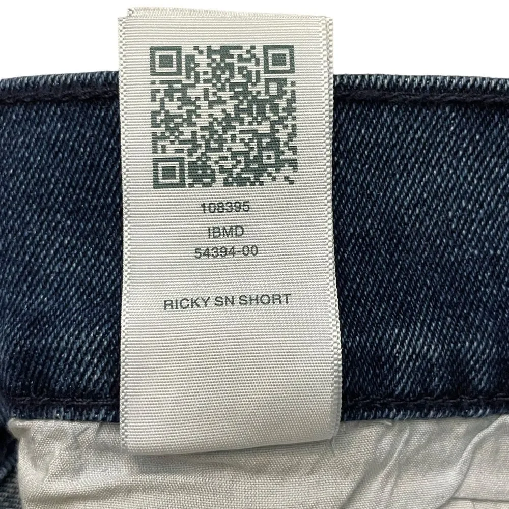 New True Religion‎ Ricky Flap Relaxed Straight Men's Jean Denim Shorts Waist 33